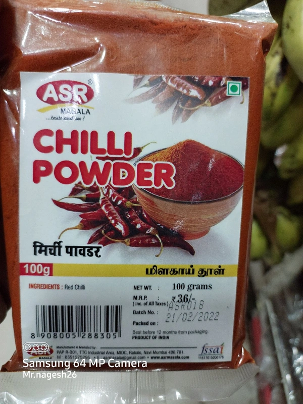 ASR CHILLI POWDER 100G