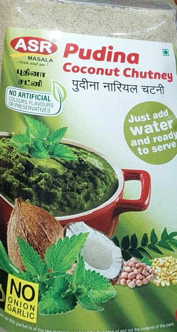ASR PUDINA COCONUT CHUTNEY 100G