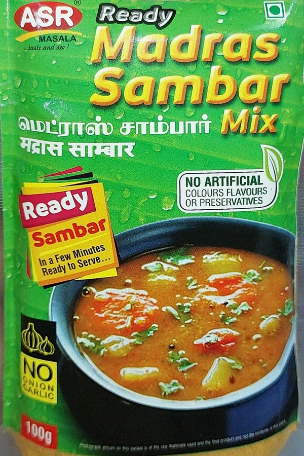 ASR READY MADRAS SAMBAR MIX 100G
