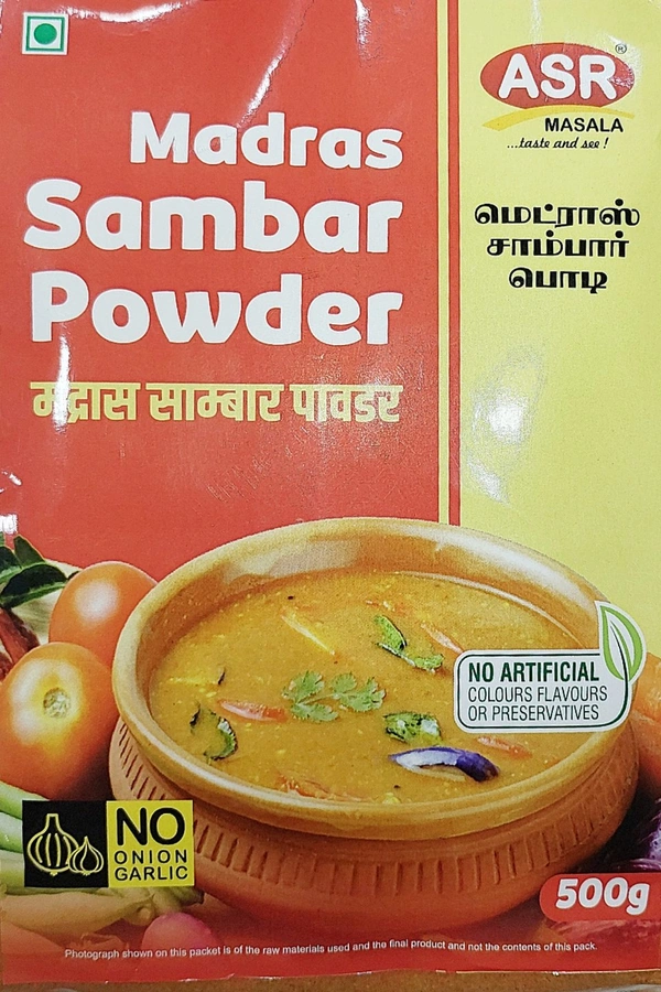 ASR MADRAS SAMBAR POWDER 500G