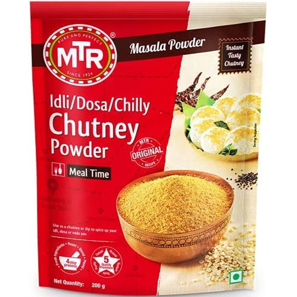 MTR IDLI DOSA CHILLY CHUTNEY POWDER