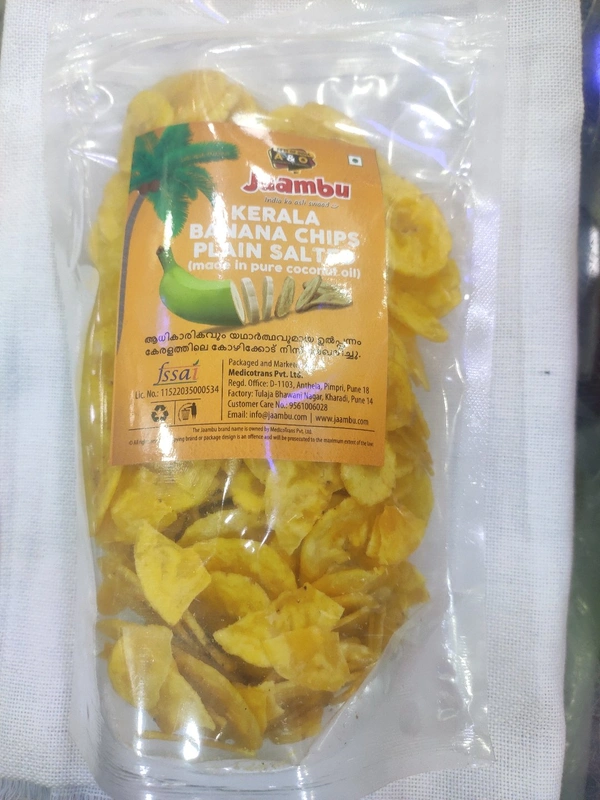 J.PLAIN SALTED BANANA CHIPS