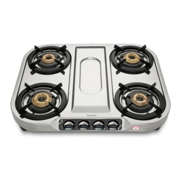 PREETHI STAINLESS STEEL GAS STOVE 4 BURNER
