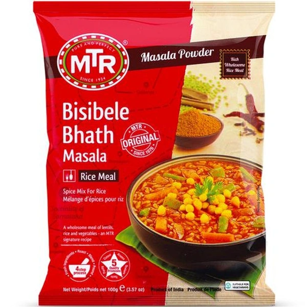 MTR BISBELE BHATH MASALA100g 