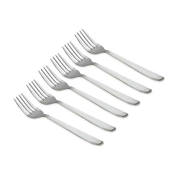 K. C Stainless Steel Baby Fork 6 Pcs