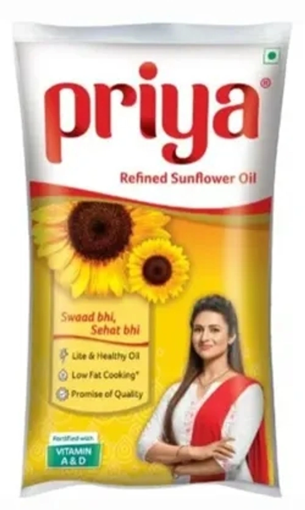 Priya Refined Sunflower Oil 1lt