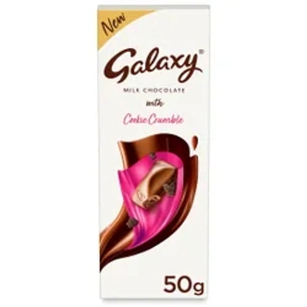 Galaxy Milk Chocolate With Cookie Crumblee