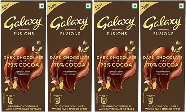Galaxy Fusion Dark Chocolate With 70℅ Cocoa