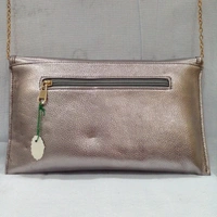 LEATHER SILVER WALLTE