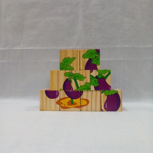 WOODEN CUBE IMAGE GAME