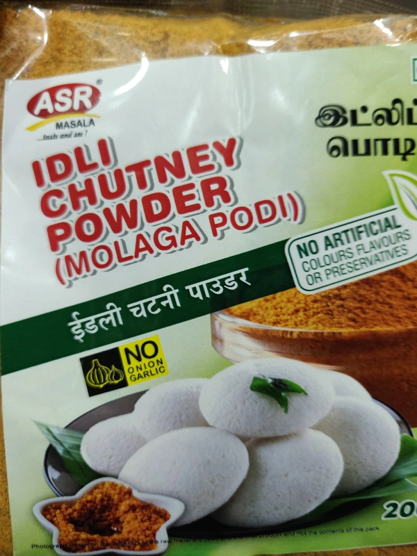 ASR IDLI CHUTNEY POWDER 200G 