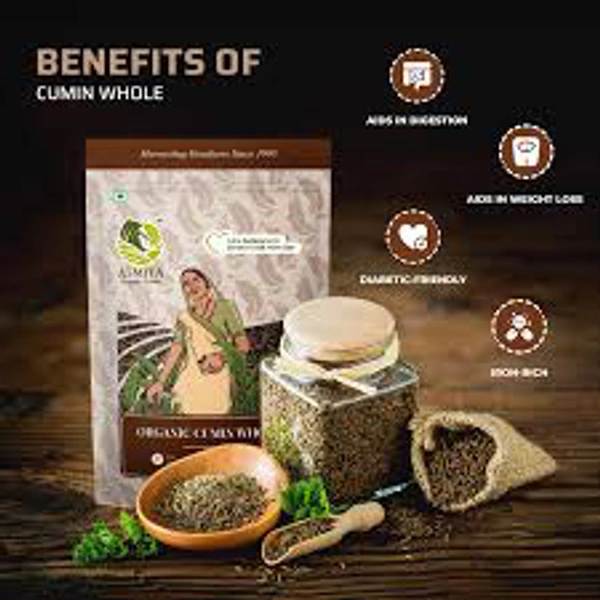 Asmita Organic Cumin Whole 100gm 