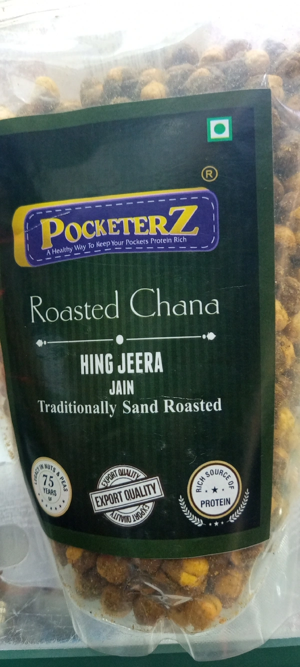 PocketerZ Roasted Chana Hing Jeera Jain 200gm