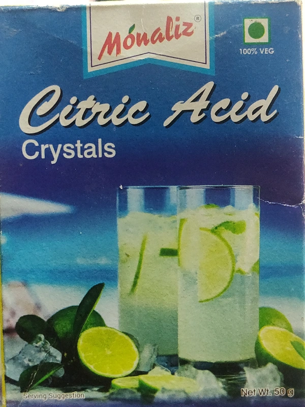 MONALIZ CITRIC ACID CRYSTAL| 50gm