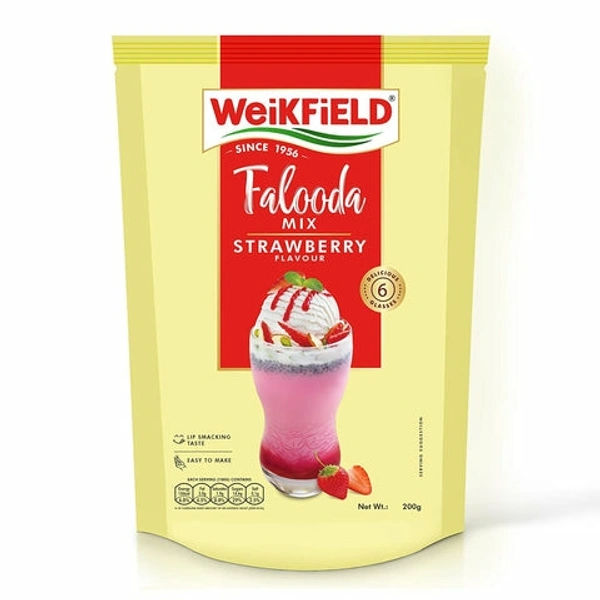 Weikfield Falooda Mix Strawberry | 200 Gm