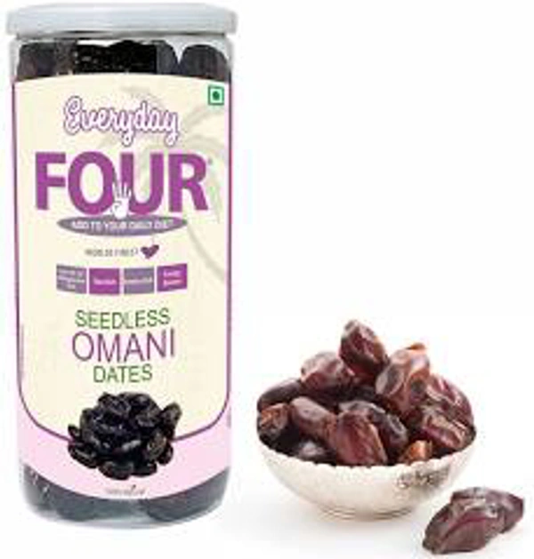 EVERYDAY FOUR SEEDLESS OMANI DATES | 400 Gm