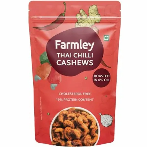 Farmley Thai Chilli Cashews  200 Gm