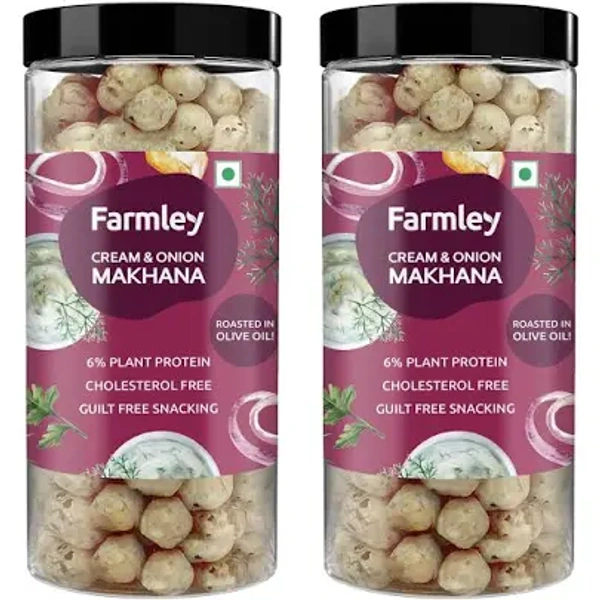 Farmley Cream & Onion Makhana 83 Gm