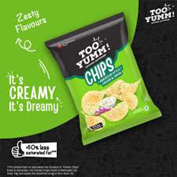 TOO YUMM Chips American Style Cream And Onion