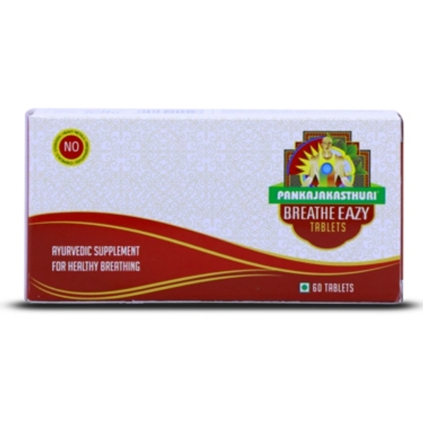 PANKAJAKASTHURI BREATHE EAZY 60 TABLETS