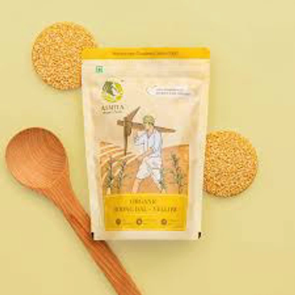 ASMITA ORGANIC MOONG DAL 500 Gm
