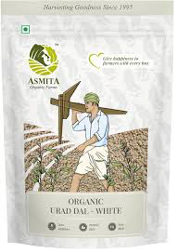 Asmita Organic Urad - White 500 Gm