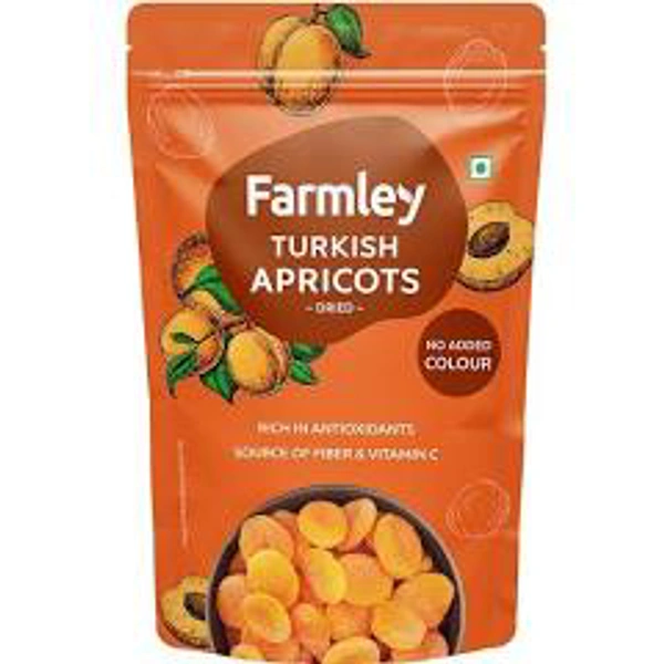 FARMLEY TURKISH APRICOTS DRIED 200 GM
