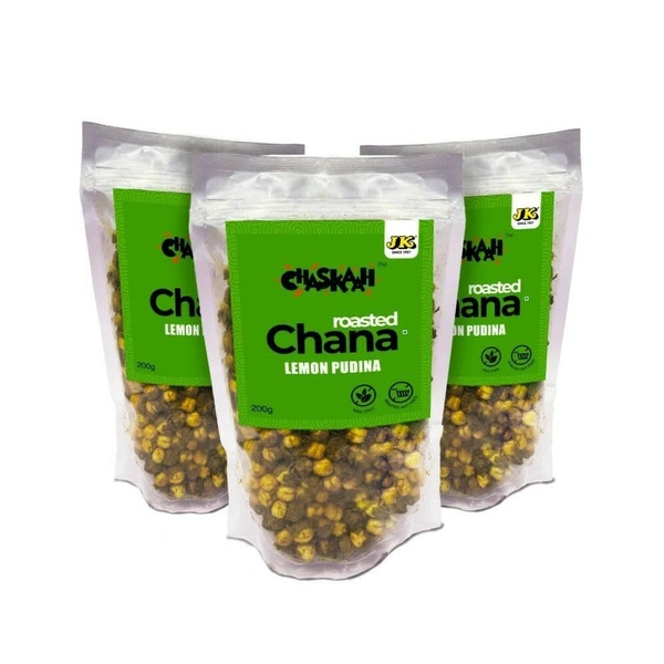 POCKETERZ ROASTED CHANA LEMON PUDINA JAIN 200g