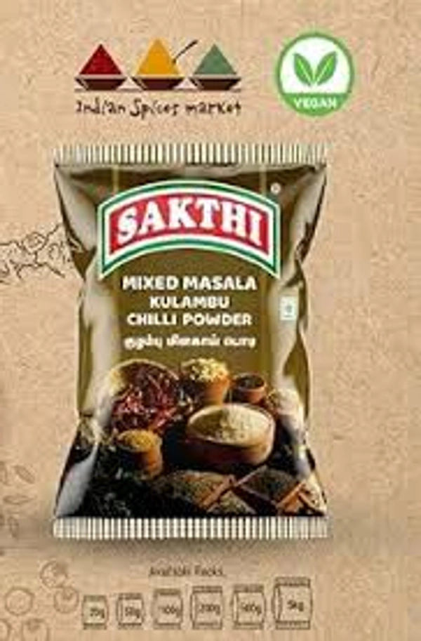 SAKTHI MIXED MASALA KULAMBU CHILLI POWDER 50 GM