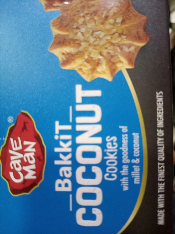 CAVE MAN BAKKIT COCONUT COOKIES 60 GM