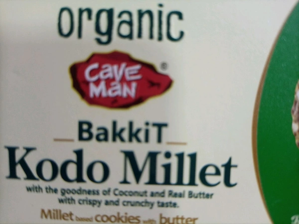 CAVE MAN BAKKIT KODO MILLET COOKIES 60 GM