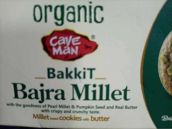 CAVE MAN BAKKIT BAJRA MILLET COOKIES 60 GM