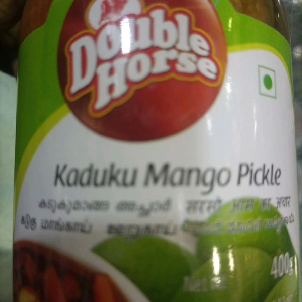 DOUBLE HORSE KADUKU MANGO PICKLE 400 GM