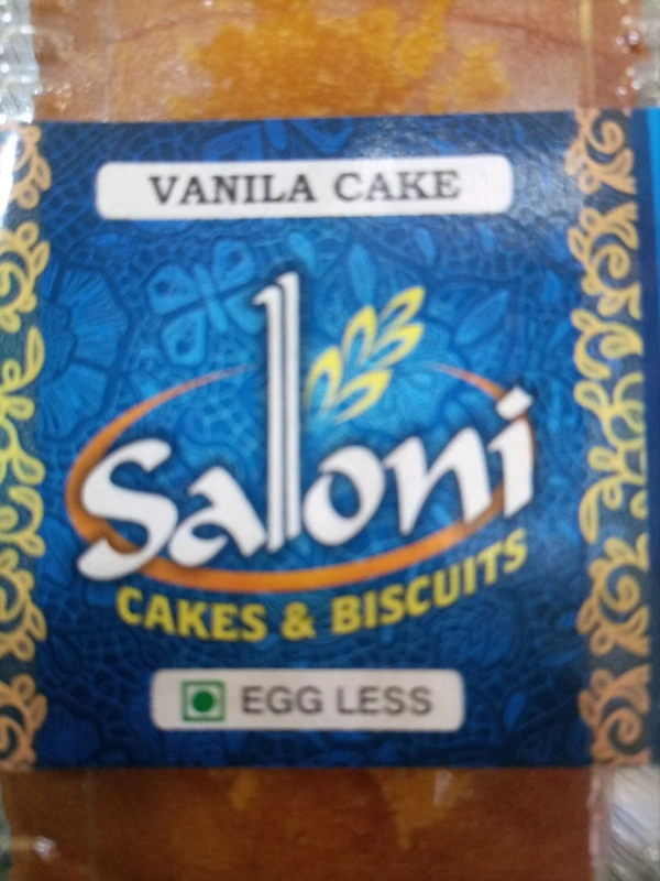SALONI VANILA CAKE 225 GM |EGG LESS
