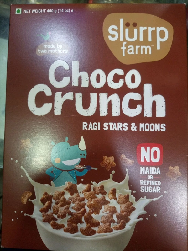 SLURRP FARM CHOCO CRUNCH RAGI STARS & MOONS  400 GM