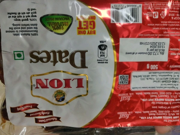 LION DATES  500G