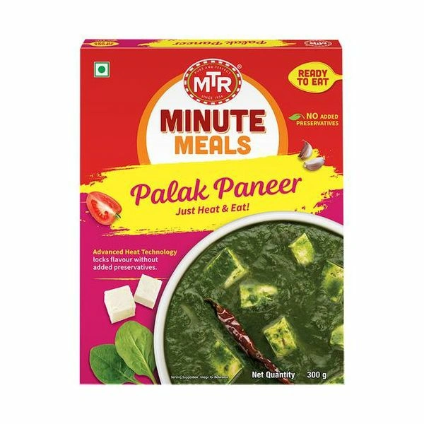 MTR MINUTES MEALS PALAK PANEER 