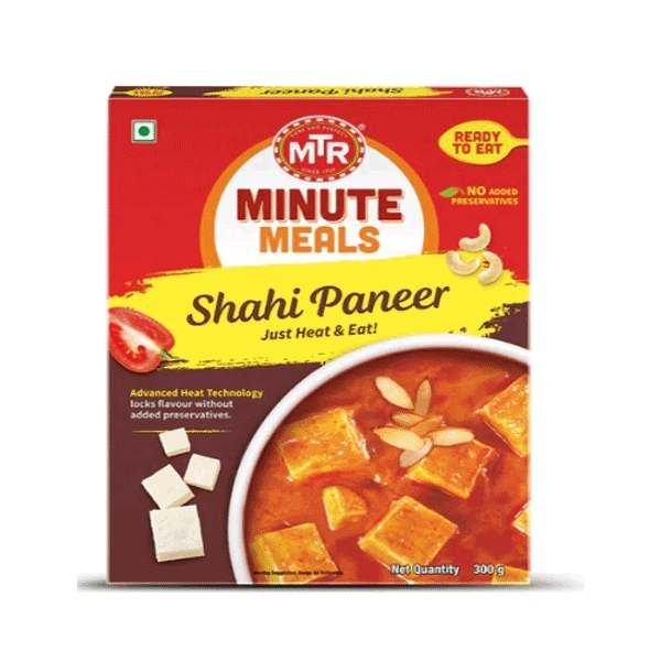 MTR MINUTES MEALS SHAHI PANEER 