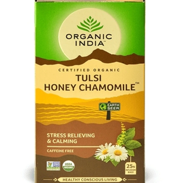 ORGANIC INDIA TULSI HONEY CHAMOMILE 25BAGS