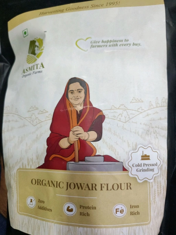Asmita Organic Jowar Flour 500 Grm