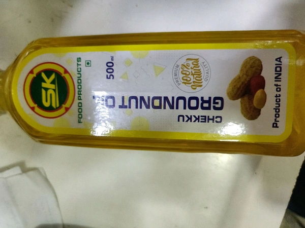 SK Chekku Ground Nut Oil 500 Ml