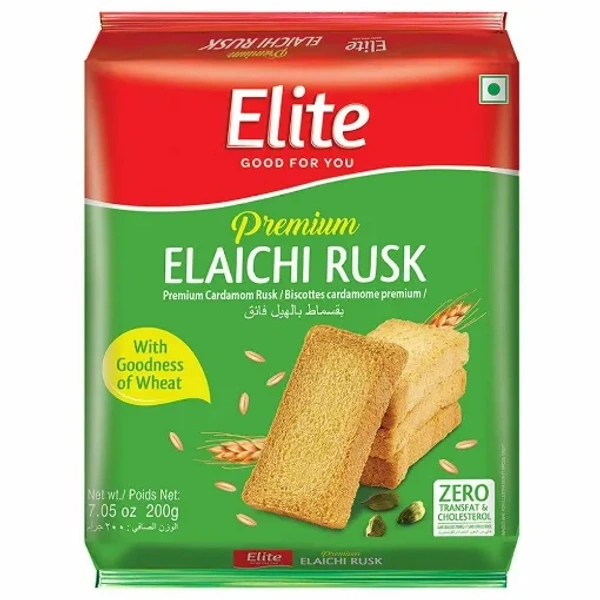 Elite Premium Elaichi Rusk 182 Grm