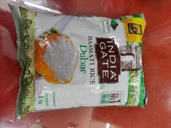 India Gate Basmati Rice Dubara 1kg