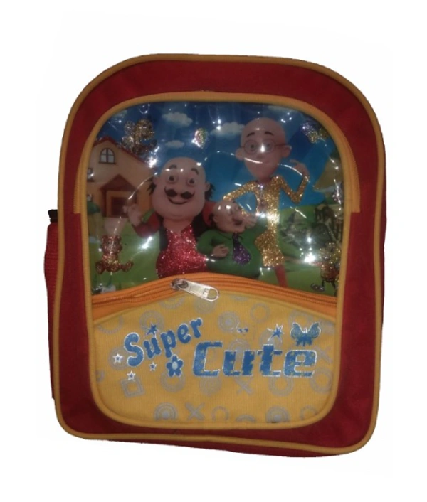 PBH P022 SUPER CUTE SMALL BACKPACK For Kids - 12*10*5 Inches, RED YELLOW