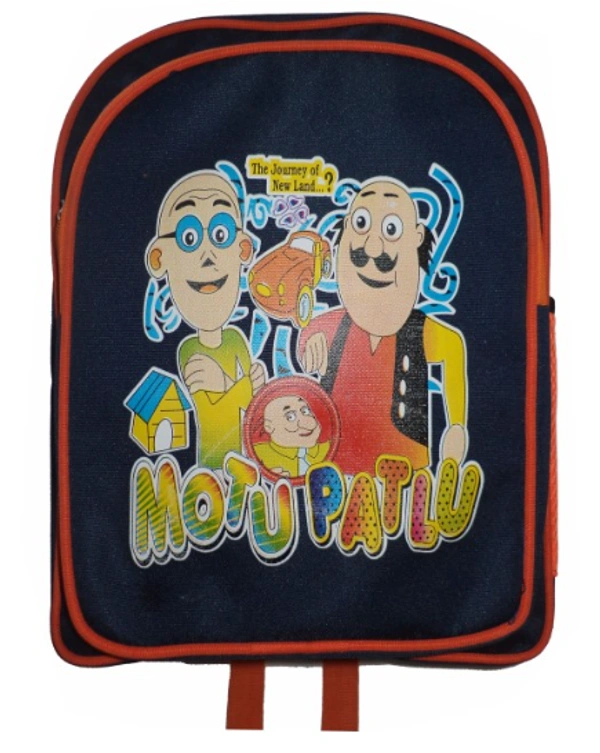 Pbh PBH P030 MOTU PATLU MEDIUM SCHOOL BACKPACK For Kids - 14*12*5, BLUE