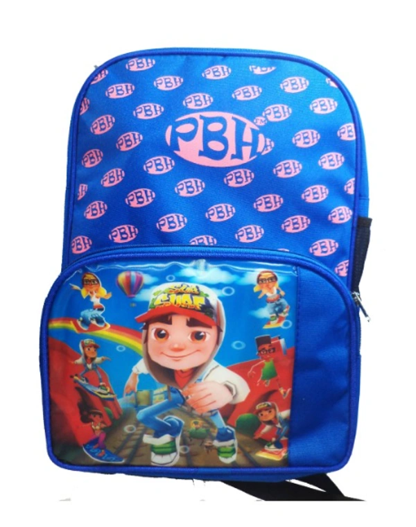 PBH P032 PICTURE 16*12*5 Inches BACKPACK - 16*12*5, BLUE