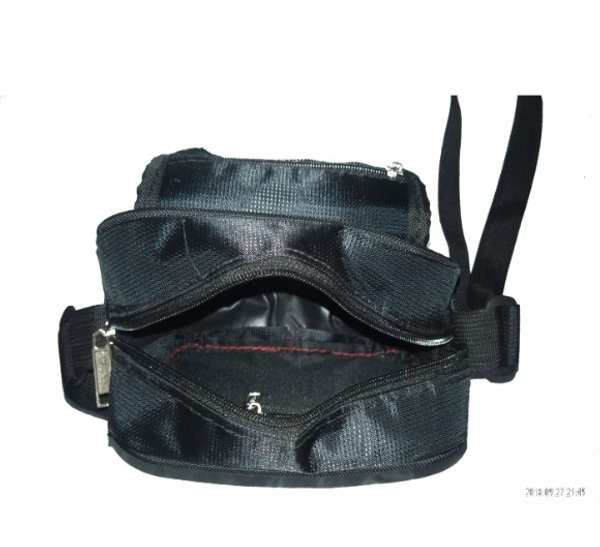 PBH Black Sling Bag P028 - 8*8*5, Black