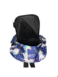 Pbh Print Ladies Backpack - 16*13*6, Blue