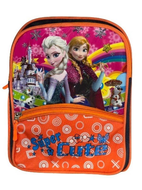 PBH P022 SUPER CUTE SMALL BACKPACK For Kids - 12*10*5 Inches, Blue Orange