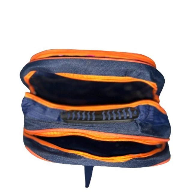 PBH P022 SUPER CUTE SMALL BACKPACK For Kids - 12*10*5 Inches, Blue Orange